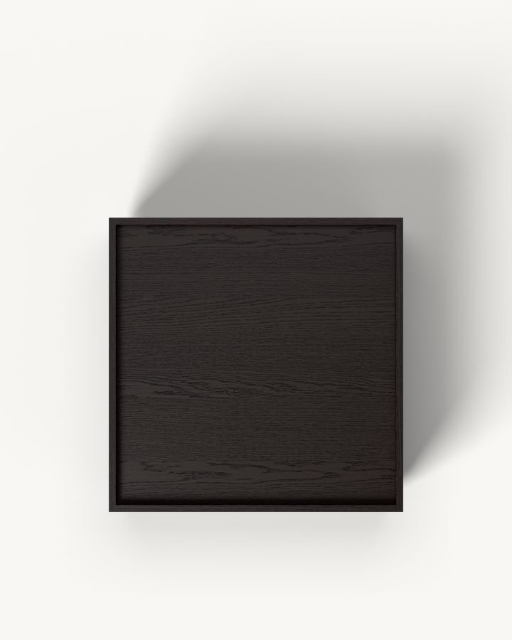 Mramo klub sto – crni furnir — Katalog · Odozgo