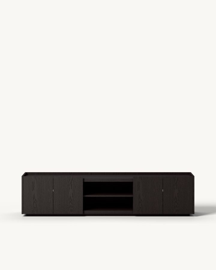 Vektor TV komoda – crni furnir — Katalog · Glavni