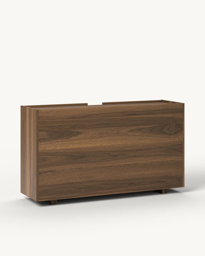 Raster komoda sa nišom – Smoked Walnut · orah furnir — Katalog · Pozadi