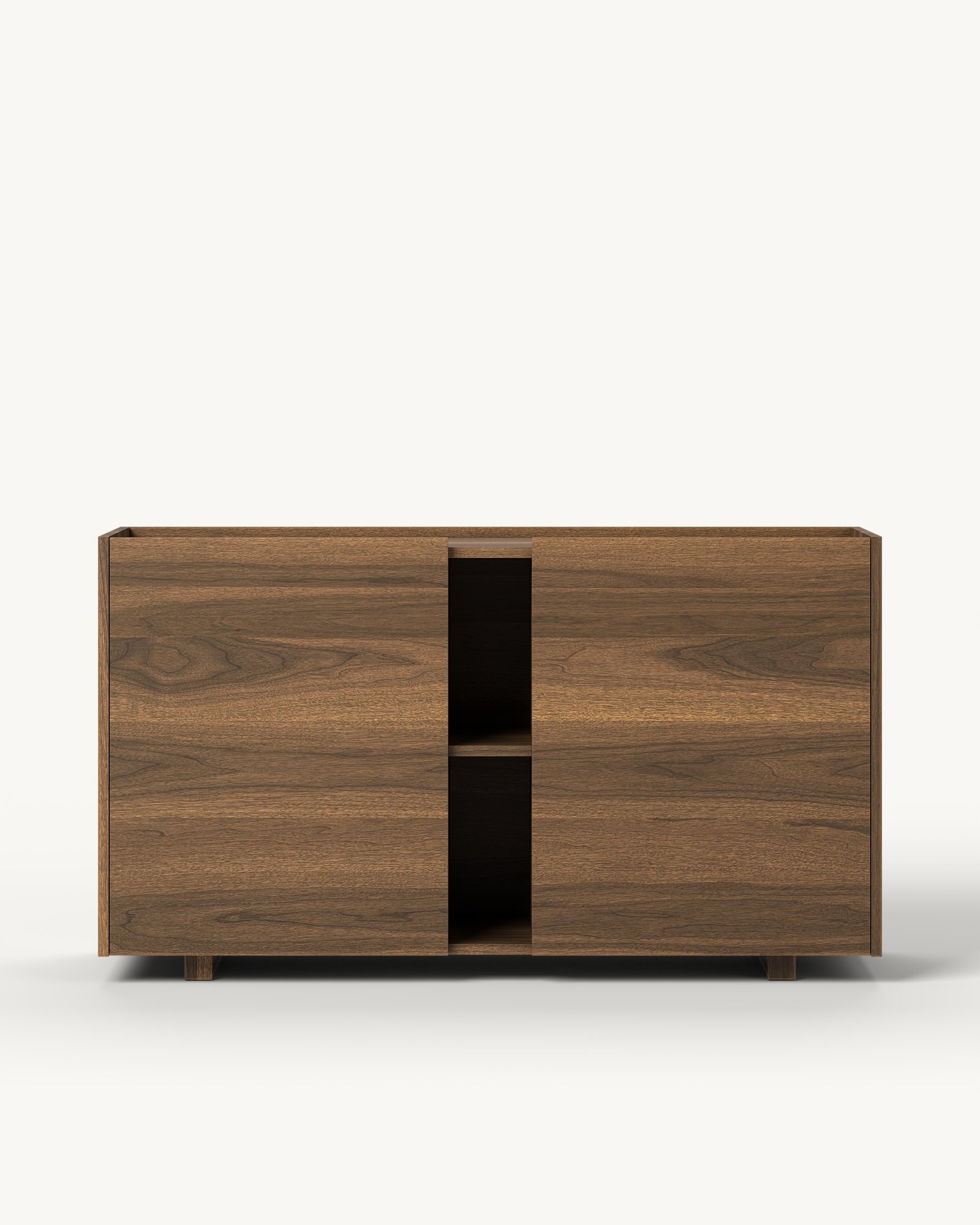 Raster komoda sa nišom – Smoked Walnut · orah furnir — Katalog · Glavni
