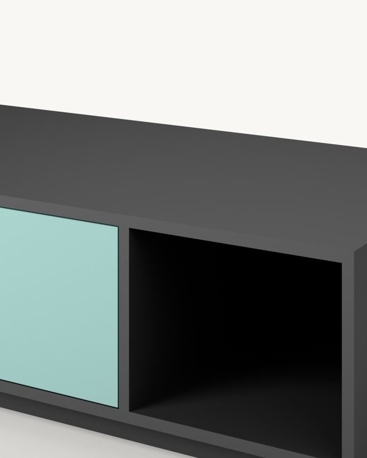 Kolvea klub sto sa fiokom i nišom — Katalog · Detalj materijala i spoja