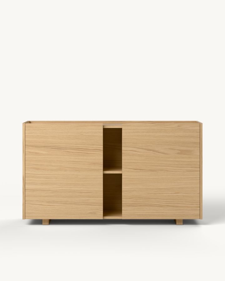 Raster komoda sa nišom – Natural Oak · hrast furnir — Katalog · Glavni